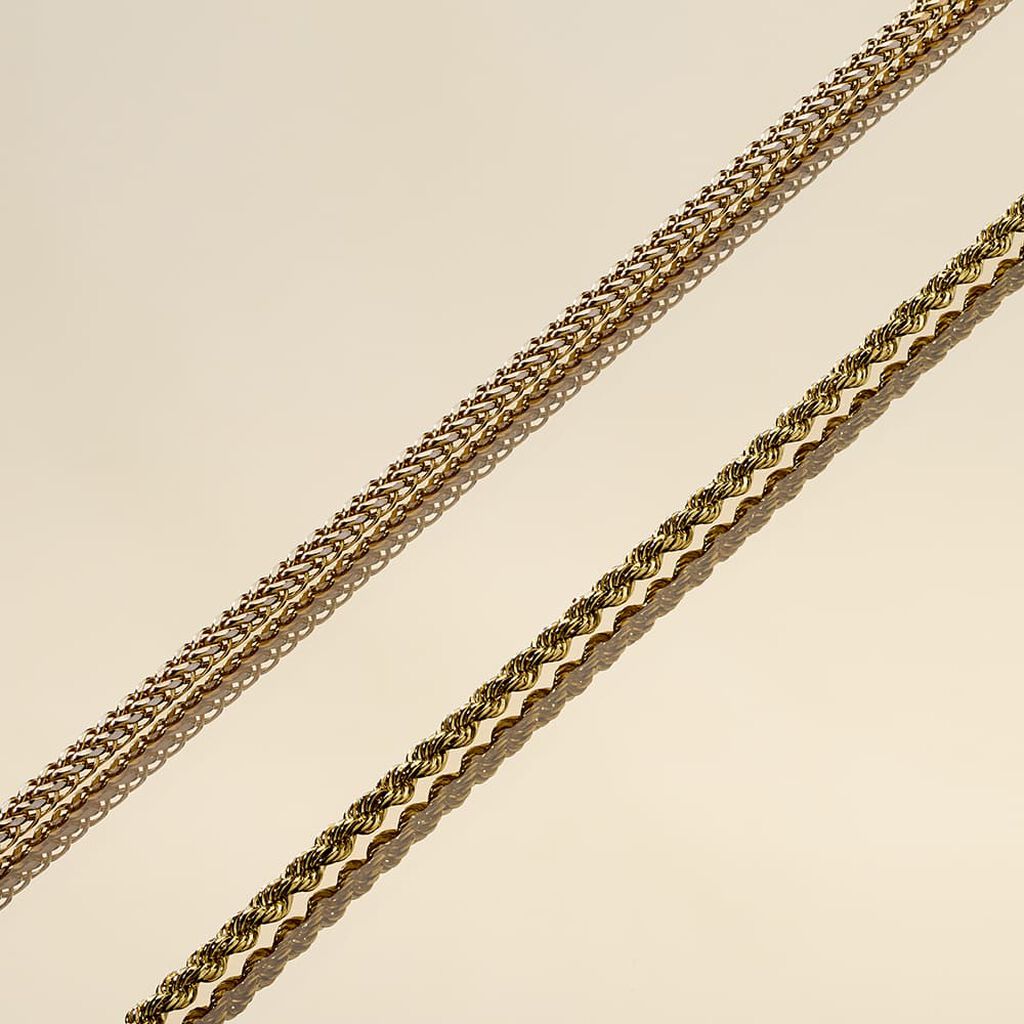 BELLE 2 Damen Kette Gold Bicolor 585 (14 Karat)