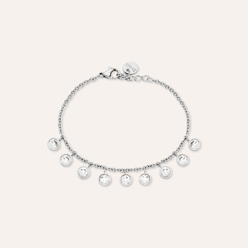 Bracciale Sunrise Acciaio Cristallo - Spannringe Damen | OROVIVO