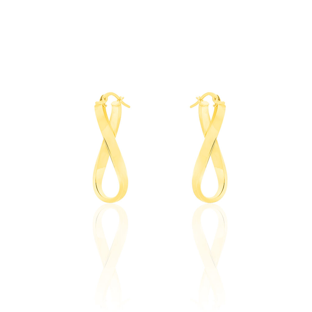 Damen Creolen Gold 375 (9 Karat) Welle B 1,3 mm