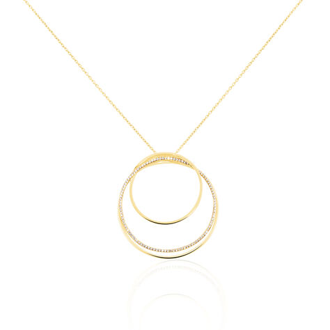 Damen Halskette Silber 925 Vergoldet Zirkonia - Halsketten Damen | OROVIVO