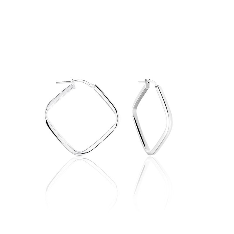 Creoles Argent Weiss Titania - Spannringe Damen | OROVIVO
