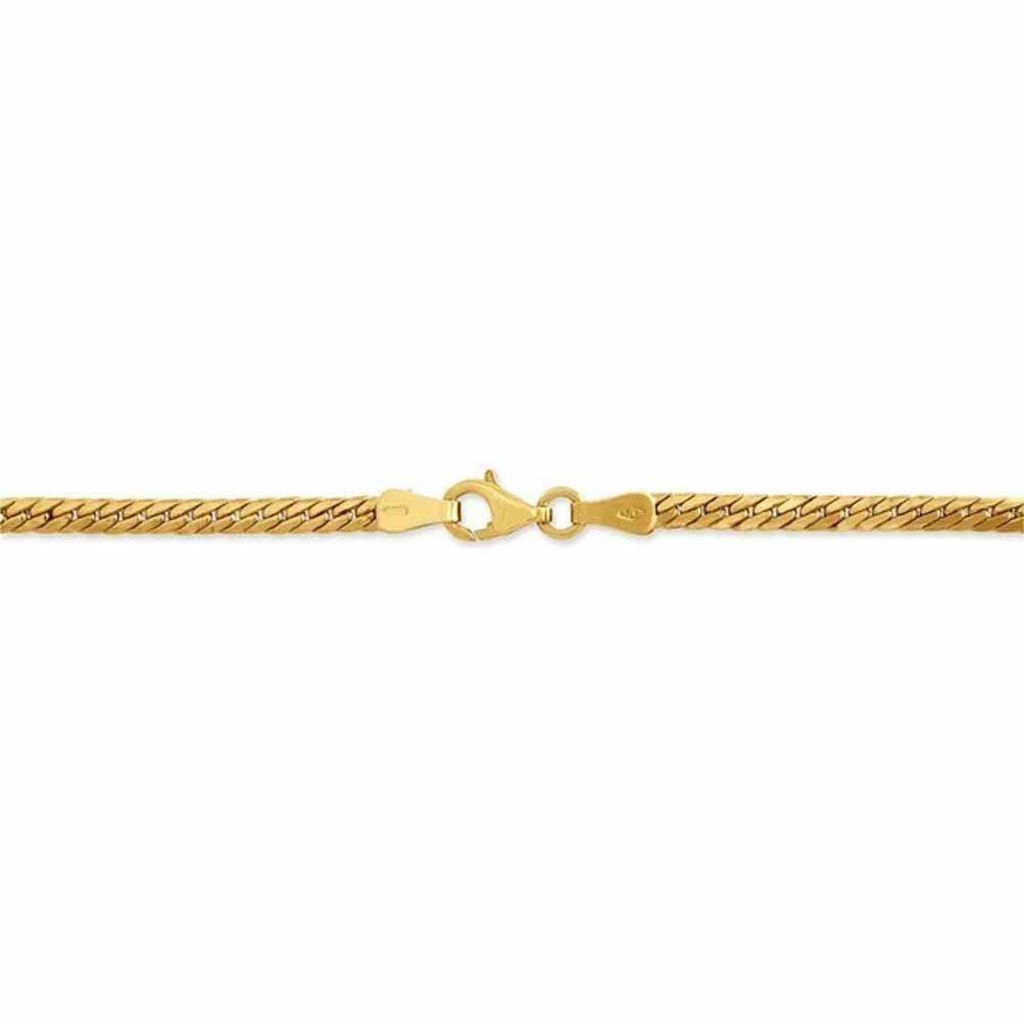 Bracelet Izel Maille Anglaise Or Jaune - Spannringe Damen | OROVIVO