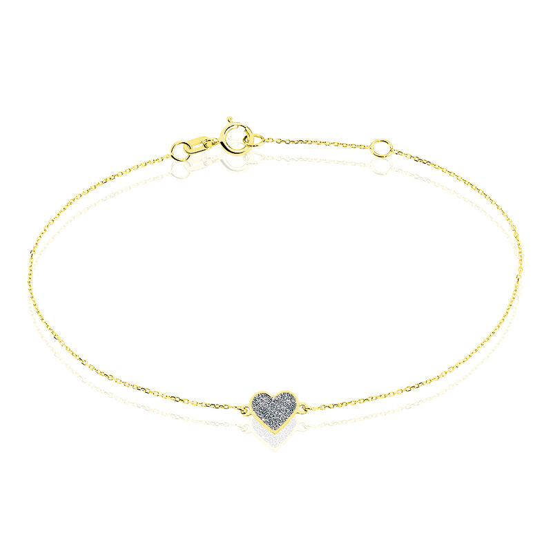 Damenarmband Gold 375 Herz - Armbänder mit Anhänger Damen | OROVIVO