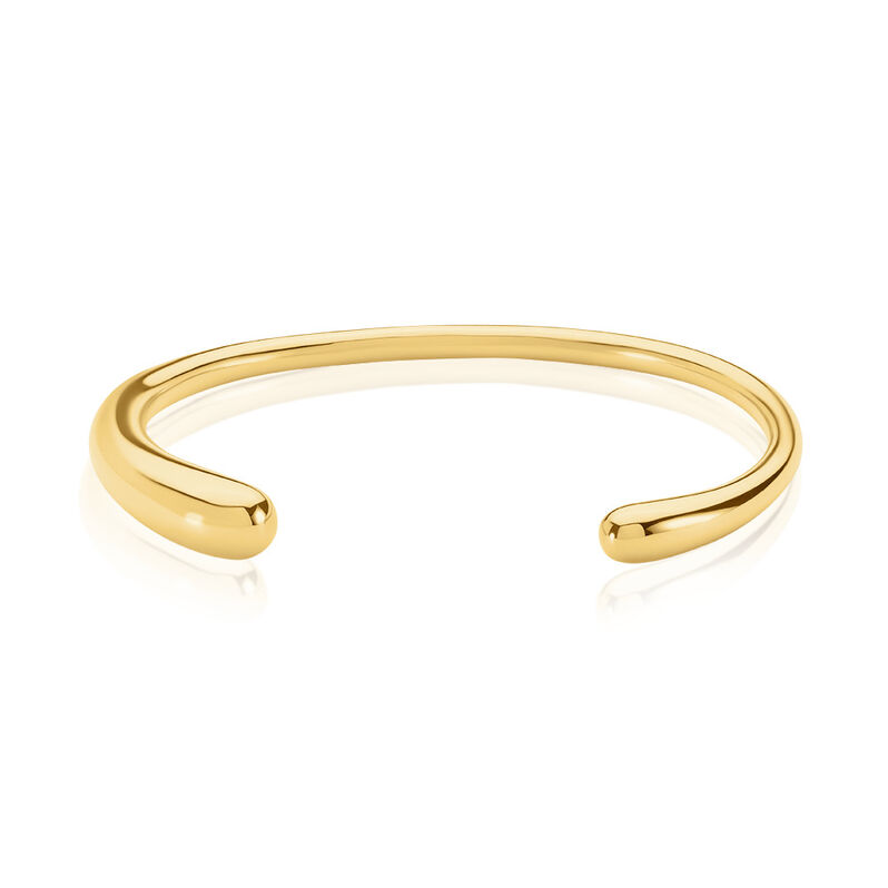 CASSANDRA Damen Armreif / Armspange Edelstahl vergoldet - Armreifen Damen | OROVIVO