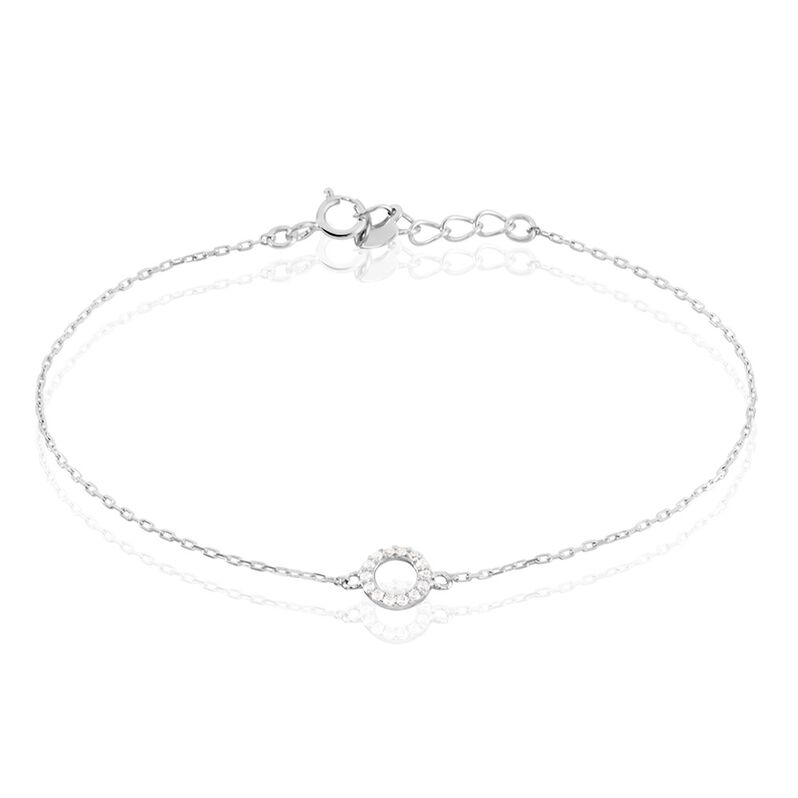 Bracelet Georges-alexandre Argent Rhodié Oxyde De Zirconium - Spannringe Damen | OROVIVO