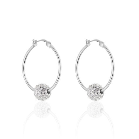Damen Creolen Silber 925 Zirkonia - Creolen Damen | OROVIVO