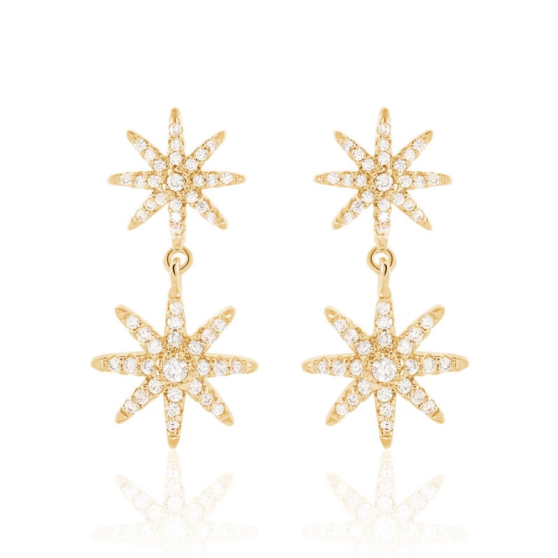 Boucles D'oreilles Plaque Or Marcellina - Spannringe Damen | OROVIVO