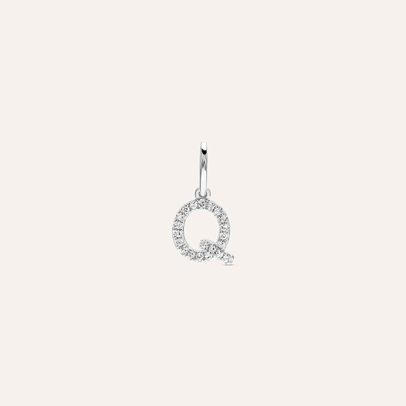 Pendente Sophia Oro Bianco Diamante - Spannringe Damen | OROVIVO