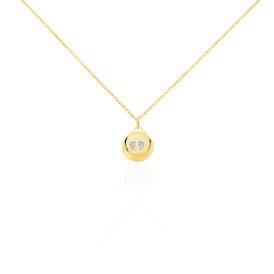 Damen Halskette Silber 925 Vergoldet Zirkonia - Ketten mit Anhänger Damen | OROVIVO
