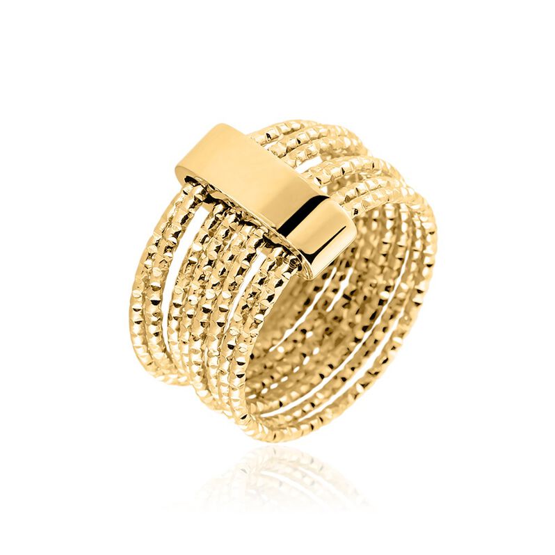 Bague Dion Acier Jaune - Spannringe Damen | OROVIVO