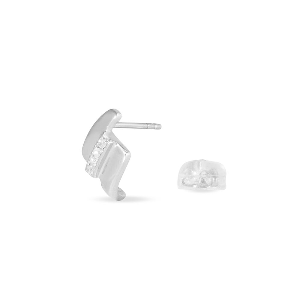 Damen Ohrstecker Weißgold 375 Diamant 0,04ct Dolene  - Ohrstecker Damen | OROVIVO