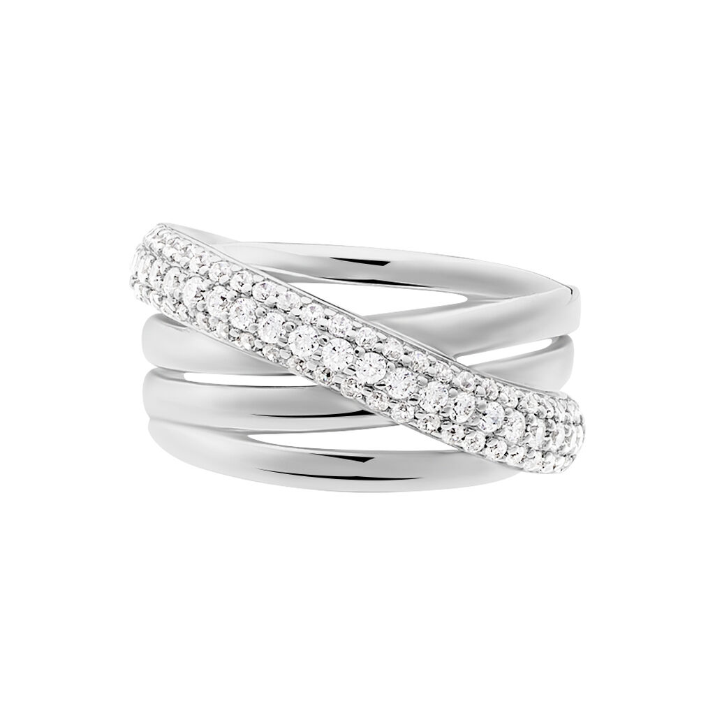Damenring Silber 925 Zirkonia - Ringe mit Stein Damen | OROVIVO