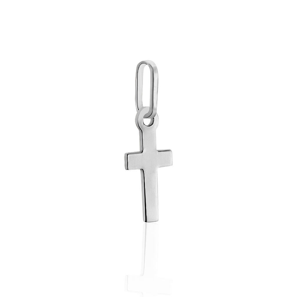 BARBARA KREUZ 5 Unisex Anh&auml;nger Silber Bicolor Gold/Silber 925 Religi&ouml;ses Kreuz