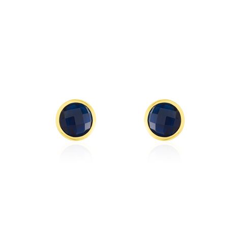 Damen Ohrringe Gelbgold 375 London Topas - Ohrstecker Damen | OROVIVO