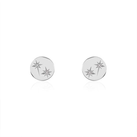 Damen Ohrstecker Silber 925 Diamant Stern - Ohrstecker Damen | OROVIVO