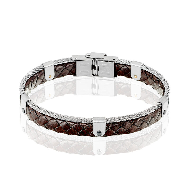 Bracelet Neil Acier Blanc - Spannringe Herren | OROVIVO