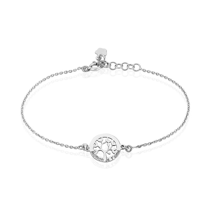 Bracelet Argent Rhodie Afaf Cerle - Spannringe Damen | OROVIVO