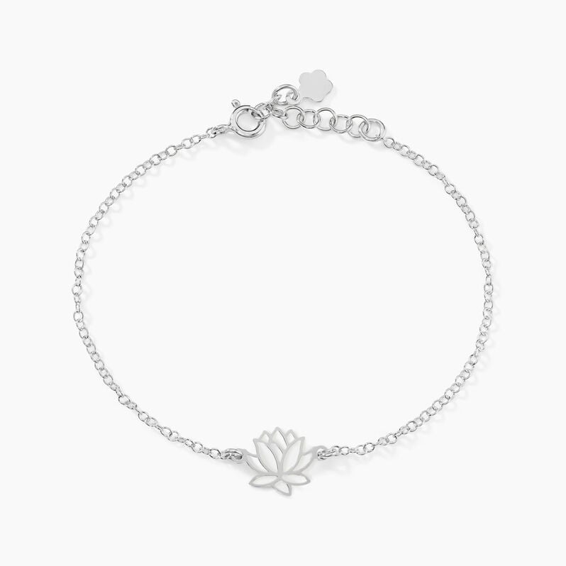 Bracelet Maylie Argent Blanc - Spannringe Damen | OROVIVO