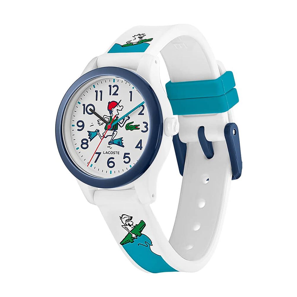 Montre Lacoste.12.12 Kids Weiss - Spannringe Kinder | OROVIVO