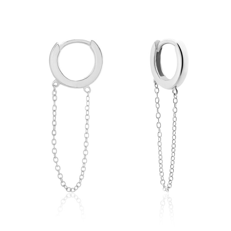 Créoles Argent Rhodié Jurg - Spannringe Damen | OROVIVO