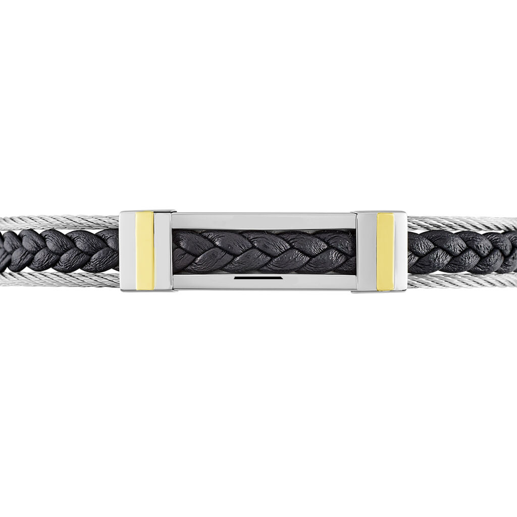 Bracelet Aichatou Or Acier Blanc - Spannringe Herren | OROVIVO