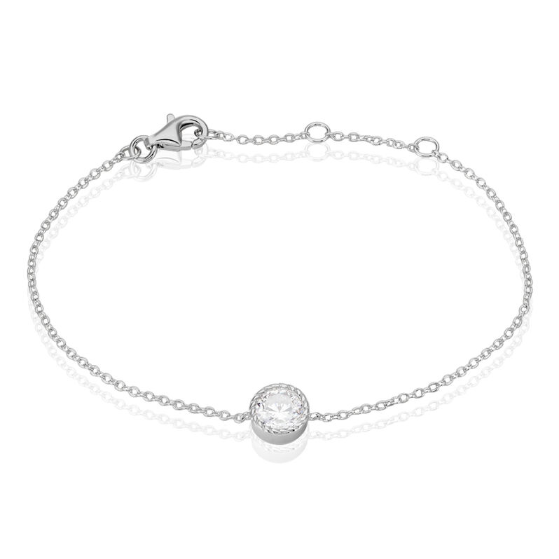 Bracelet Argent Rhodie Anaita - Spannringe Damen | OROVIVO