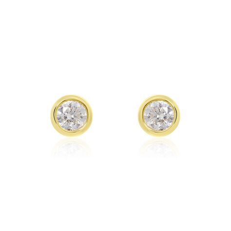 Damen Ohrstecker Gold 375 Diamanten 0,3ct Ofelia - Ohrstecker Damen | OROVIVO