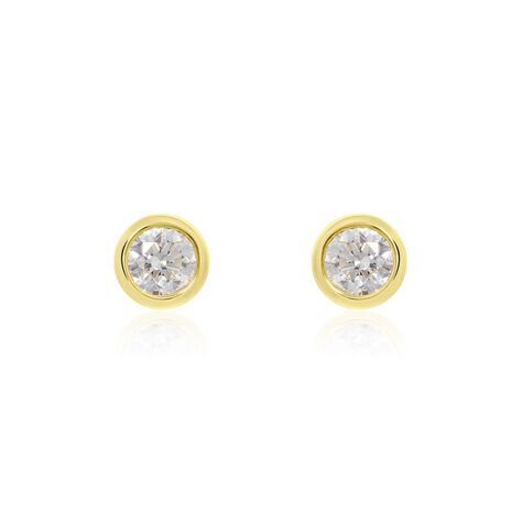 Damen Ohrstecker Gold 375 Diamanten 0,3ct Ofelia - Ohrstecker Damen | OROVIVO
