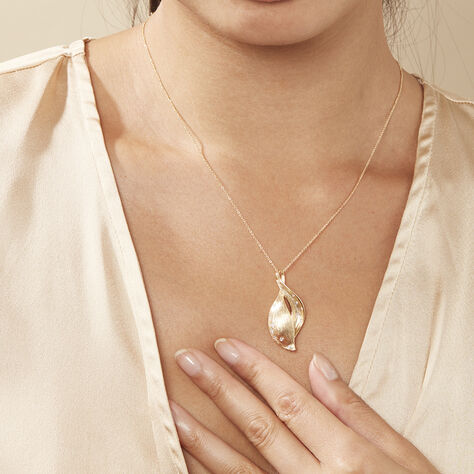 Damen Halskette Gold 750 Diamanten 0,16ct - Halsketten Damen | OROVIVO