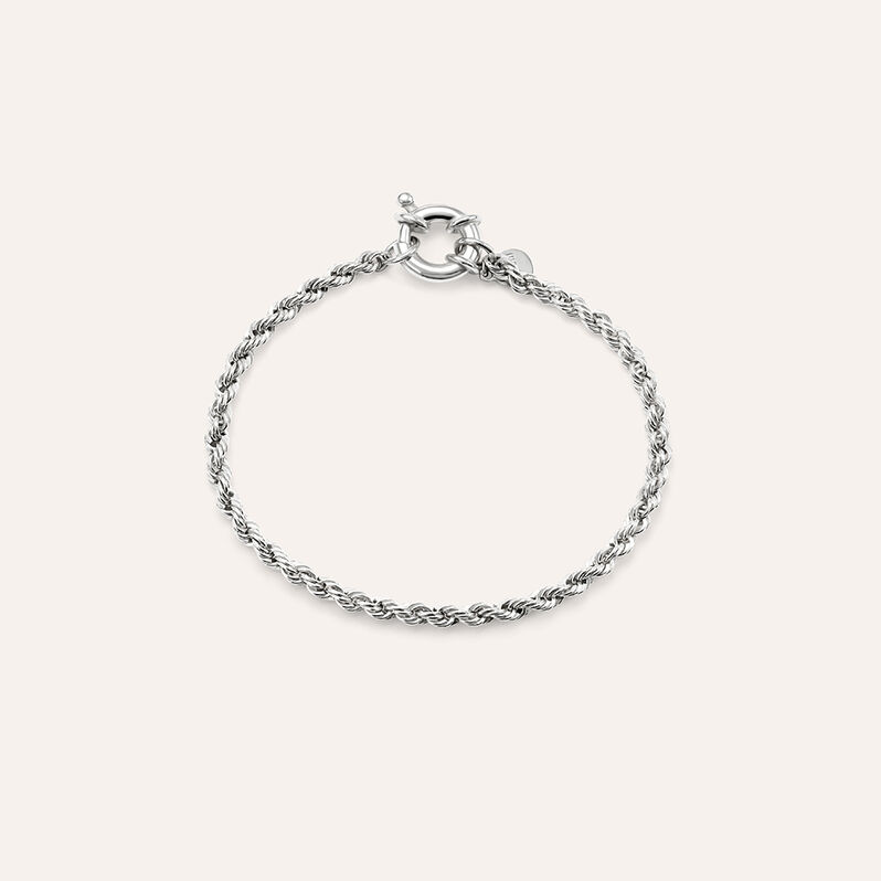 Bracciale Catena Silver Collection Argento Rodiato - Spannringe Damen | OROVIVO