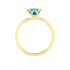 MILY Damen Ring Gold 585 (14 Karat) Topas Blau 1,02 ct