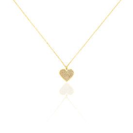 Damen Halskette Gold 375 Herz Gold - Herzketten Damen | OROVIVO