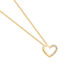 SORELLE Damen Collier Gold 585 (14 Karat) Diamant Wei&szlig; 0,04 ct Herz