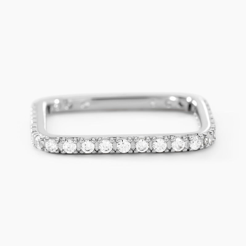 Bague Aselya Argent Weiss Oxyde De Zirconium - Spannringe Damen | OROVIVO