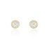 Damen Ohrstecker Gold 375 Zirkonia  - Ohrstecker Damen | OROVIVO