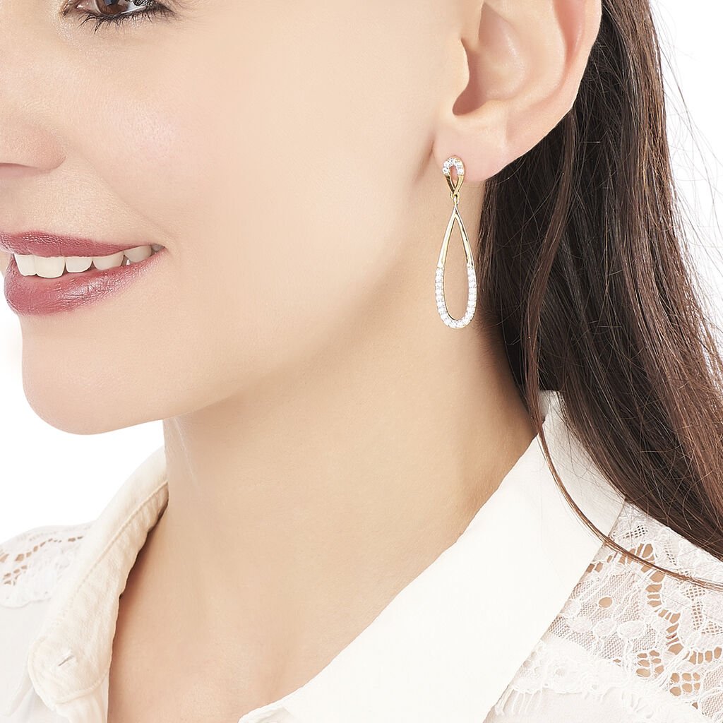 Boucles D'oreilles Plaqué Or - Spannringe Damen | OROVIVO