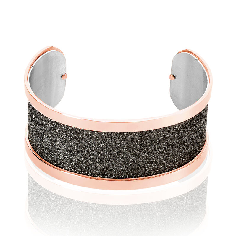 Bracelet Jonc Acier Rose - Spannringe Damen | OROVIVO