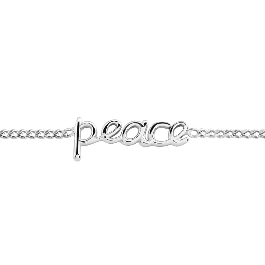 Damenarmband Silber 925 rhodiniert Peace - Armbänder Damen | OROVIVO