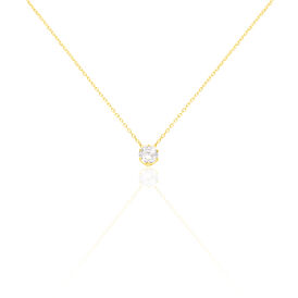Damen Halskette Gold 375 Zirkonia - Ketten mit Anhänger Damen | OROVIVO