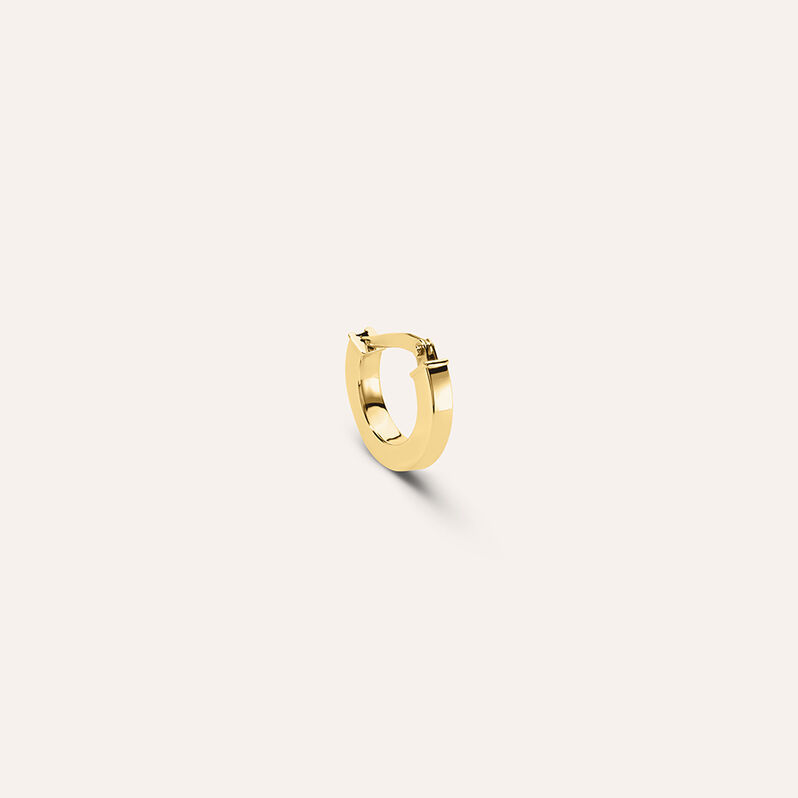 Mono Orecchino A Cerchio Toujours Oro Giallo - Spannringe Unisex | OROVIVO