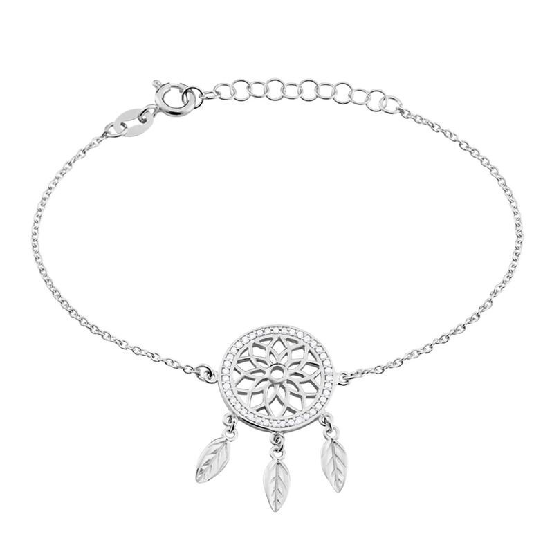 Bracelet Nemetona Argent Rhodié Oxyde - Spannringe Damen | OROVIVO