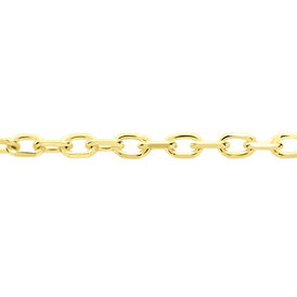 Damen Ankerkette Gold 375 Diamantiert 40cm - Ketten ohne Anhänger Damen | OROVIVO
