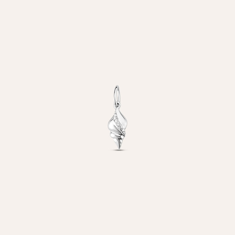 Pendente Poème Oro Bianco Cubic Zirconia - Spannringe Damen | OROVIVO