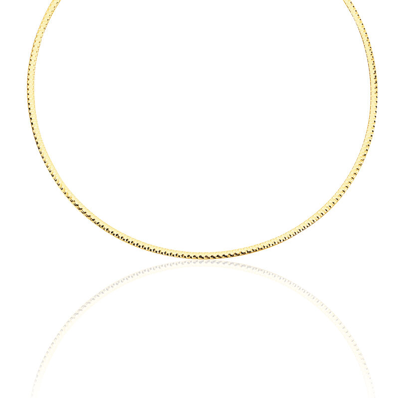 Chaîne Hanah Maille Omega Or Jaune - Spannringe Damen | OROVIVO
