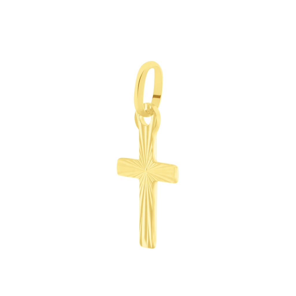 MADIS KREUZ 4 Unisex Anh&auml;nger Gold 375 (9 Karat) Religi&ouml;ses Kreuz