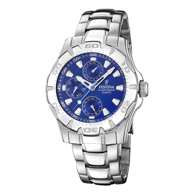 Montre Festina Multifonctions Bleu - Spannringe Herren | OROVIVO