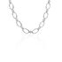 ISABELLE Damen Collier Silber 925 Zirkonia Wei&szlig; 4,58 ct Oval