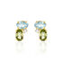 Damen Ohrstecker Gold 375 Peridot Zirkonia Topas - Ohrstecker Damen | OROVIVO