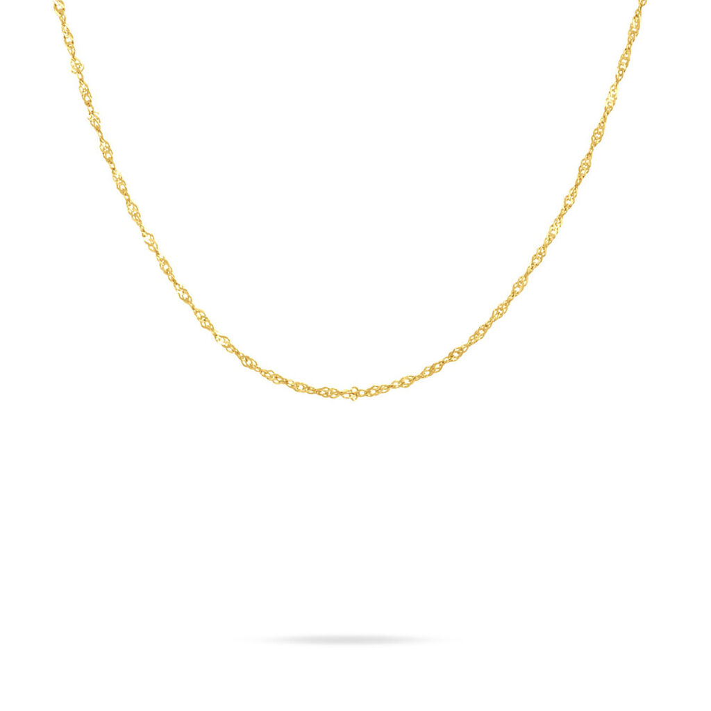 Damen Singapurkette Gold 375  - Halsketten Damen | OROVIVO