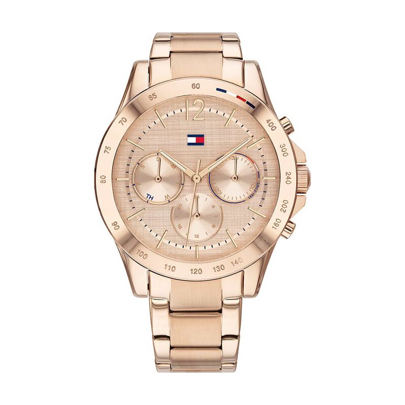 Orologio multifunzione Haven cinturino e cassa acciaio oro rosa - Spannringe Damen | OROVIVO